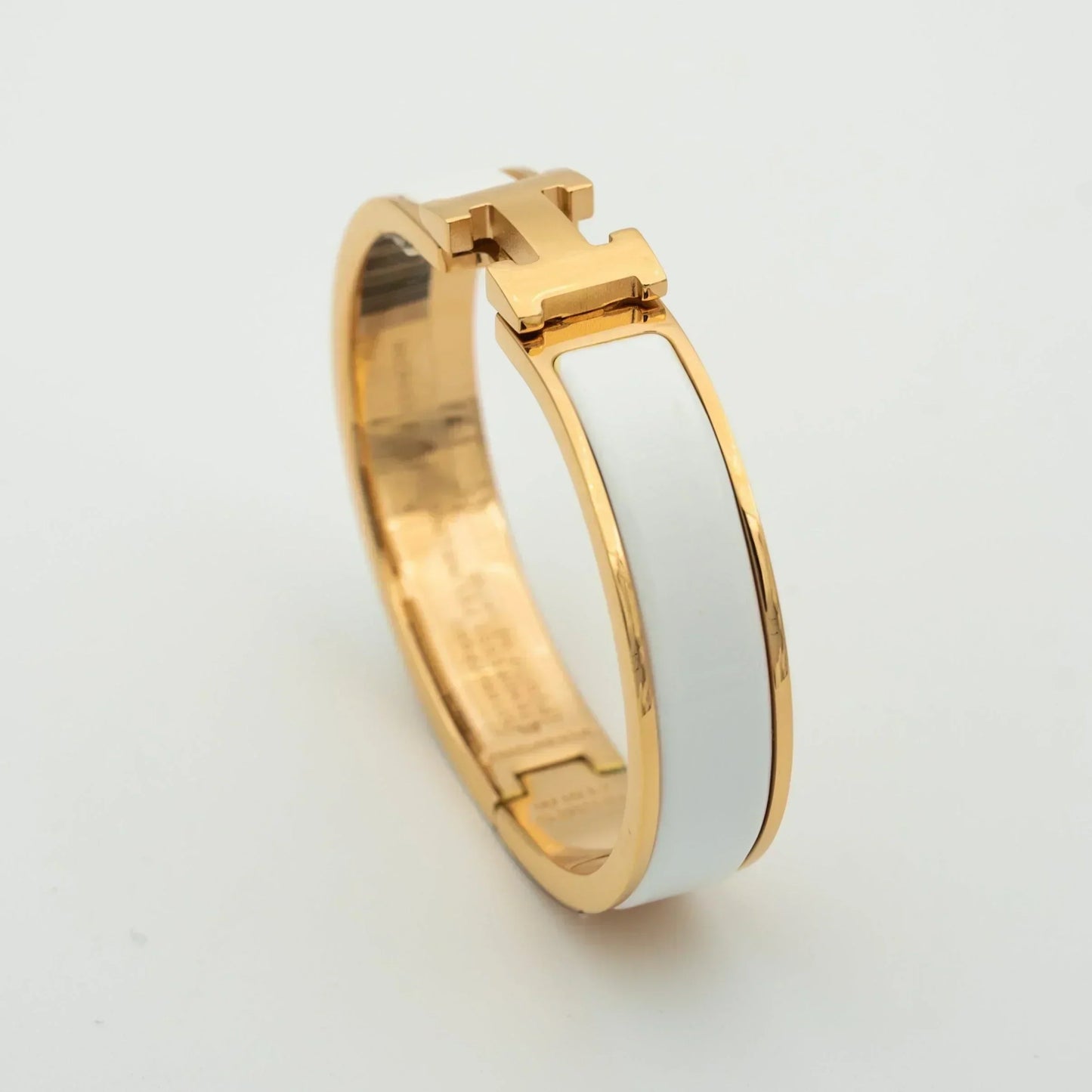 H WHITE BRACELET Pink gold/Gold/Silver