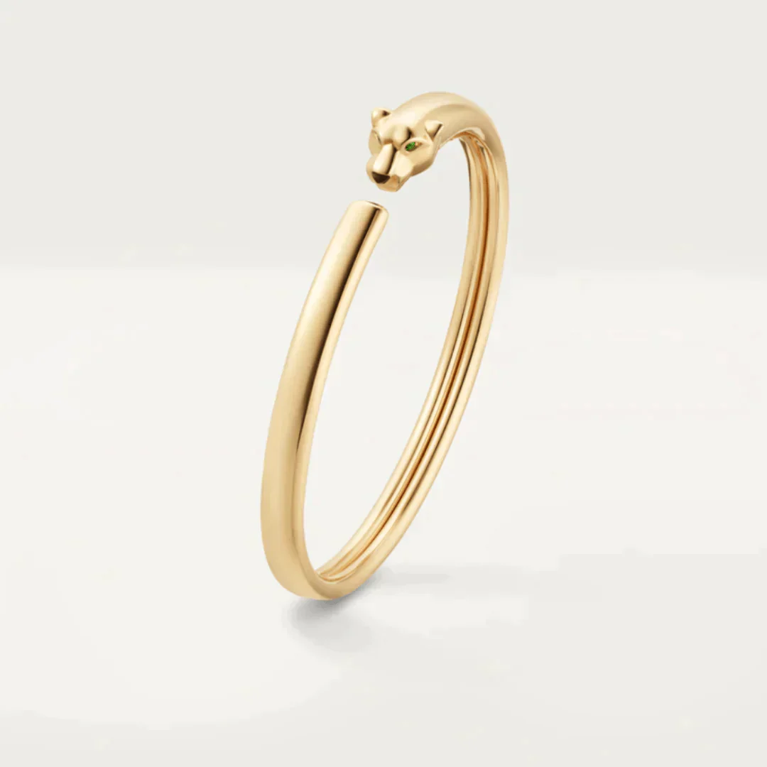 PANTHERE GOLD OPEN BRACELET