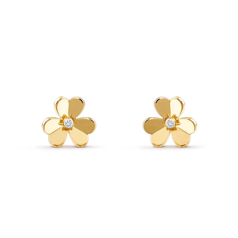 FRIVOLE GOLD FLOWER EARRINGS